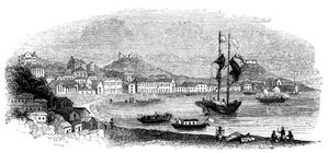Vue de Macao, 1847 - Giles