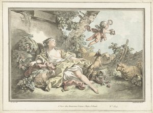 Bergère avec Amour s