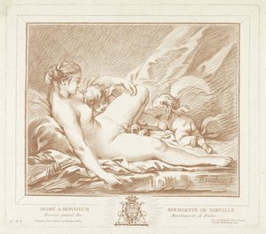Vénus couchée avec Amour et Anteros