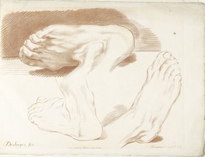 Étude de trois pieds
