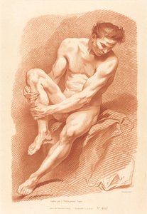 Académie - Gilles Demarteau, the Elder after Carle Van Loo
