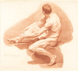 Académie - Gilles Demarteau, the Elder after Carle Van Loo