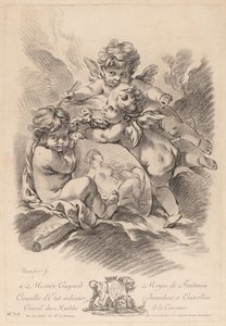 Allégorie de la peinture avec trois chérubins (99)