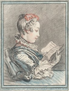 Jeune fille lisant "Héloïse et Abélard"