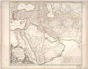 États du Grand-Seigneur en Asie - Empire de Perse, Pays des Usbecs, Arabie et Égypte - Gilles Robert De Vaugondy