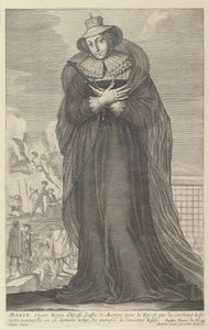 Marie Stuart, 1647 - Gilles Rousselet and Abraham Bosse