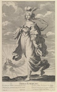 Sibylle Européenne, vers 1635. Créateurs : Gilles Rousselet, Abraham Bosse