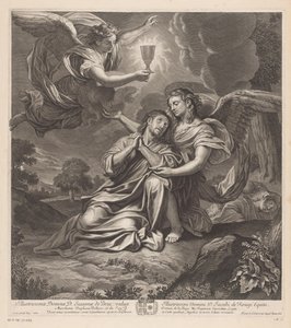 Christ à Gethsémani avec deux anges - Gilles Rousselet