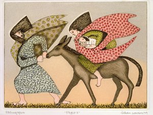 Fuite en Égypte I, 1979 - Gillian Lawson
