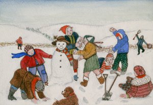 Jouer dans la neige