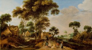 La route de campagne - Gillis Claesz de Hondecoeter