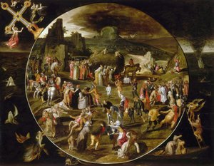 Le Chariot de foin, Allégorie de la vanité du monde - Gillis Mostaert