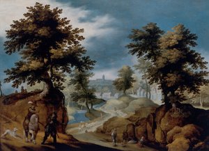 Paysage avec figures