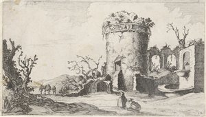 Fontaine près d