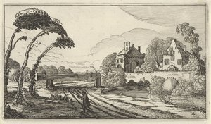 Berger dans un paysage (Douze paysages avec figures) - Gillis van Scheyndel (I)