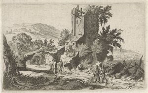 Promeneurs près d