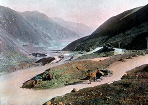 Route militaire géorgienne, vers 1890 - Gillot