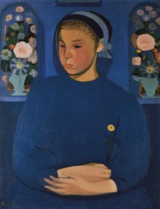 La fille aux fleurs - Gino Rossi