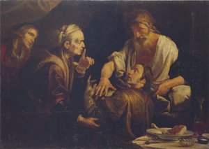 Isaac bénissant Jacob, 1640s