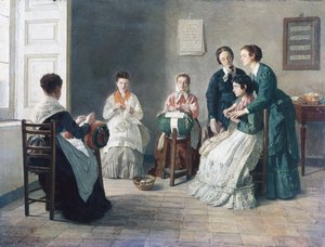 École pour fabricants de dentelle aveugles - Gioacchino Toma