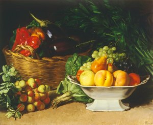 Nature morte avec des poivrons