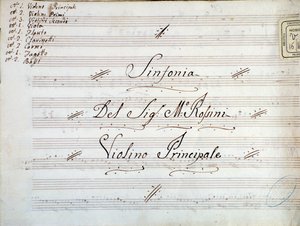 (détail) - Gioachino Rossini