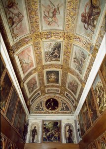 Histoire de Prométhée (plafond du Studiolo de Francesco I de Médicis) - Giorgio (and workshop) Vasari