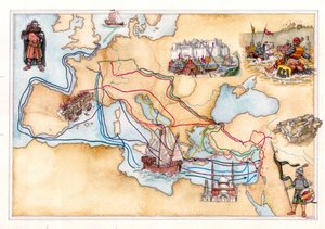 Moyen Âge : carte de l