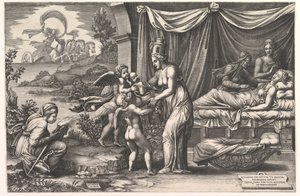 Allégorie de la naissance - Giorgio Ghisi