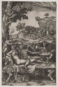 Cupidon et Psyché - Giorgio Ghisi
