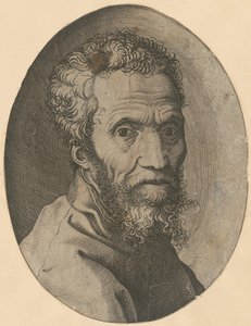 Portrait de Michel-Ange - Giorgio Ghisi