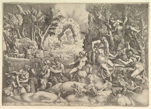 La Mort de Procris, Céphale pleurant la mort de Procris