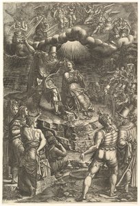 Le Martyre de Sainte Barbara, fin des années 1570 - Giorgio Ghisi