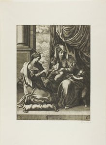 Le Mariage mystique de Sainte Catherine - Giorgio Ghisi