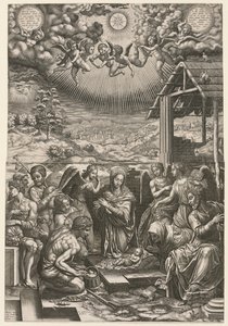 La Nativité - Giorgio Ghisi