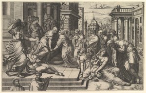 La Visitation, 1540-50. - Giorgio Ghisi