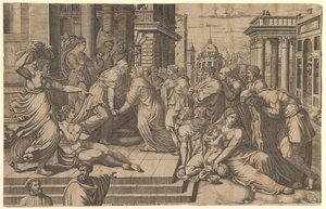 La Visitation, 1540-50 - Giorgio Ghisi