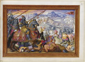Suleiman et son armée chassés du siège de Vienne - Giorgio Giulio (attr. to) Clovio