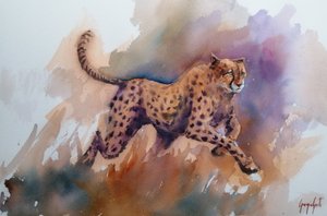 Course dynamique du guépard - Giorgio Gosti