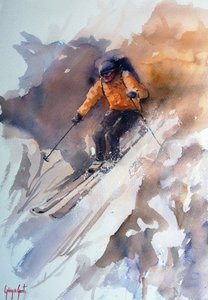 Descente de ski dynamique
