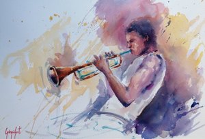 Trompettiste de jazz