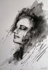 Femme en méditation - Giorgio Gosti