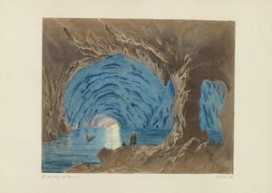Grotte bleue de Capri - Giorgio Sommer (attributed to)