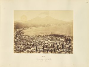 Naples. Vue generale depuis le fort St. Elme