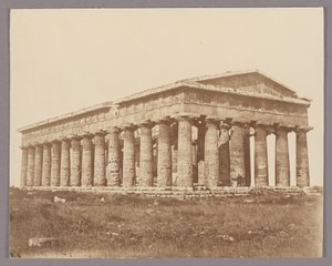 Paestum : Le temple de Poséidon - Giorgio Sommer