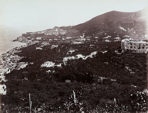 Vue panoramique de Casamicciola, près de Naples - Giorgio Sommer