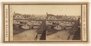 Vieux pont depuis les Offices, (Florence) - Giorgio Sommer