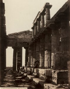 Ruines du Temple de Neptune, à Paestum