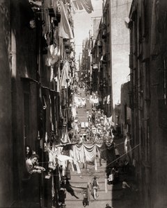Scène de rue, Naples, Italie - Giorgio Sommer
