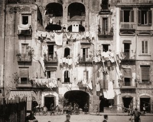 Scène de rue, Naples, Italie